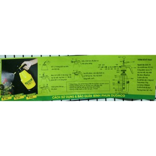 Bình phun tưới cây Dudaco 2L