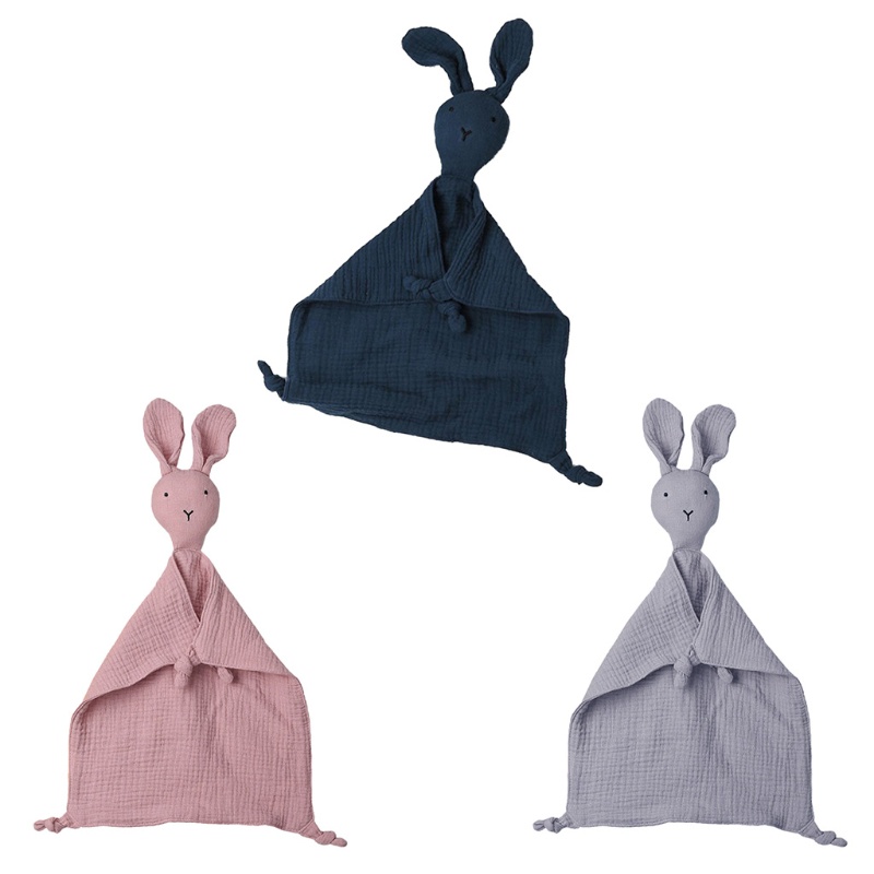 Chăn Mềm Mại Họa Tiết Chú Thỏ Đáng Yêu Cho Bé Mọc Răng