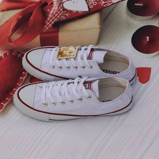 Giày AllStar Classic Màu Trắng Cổ Thấp Nữ