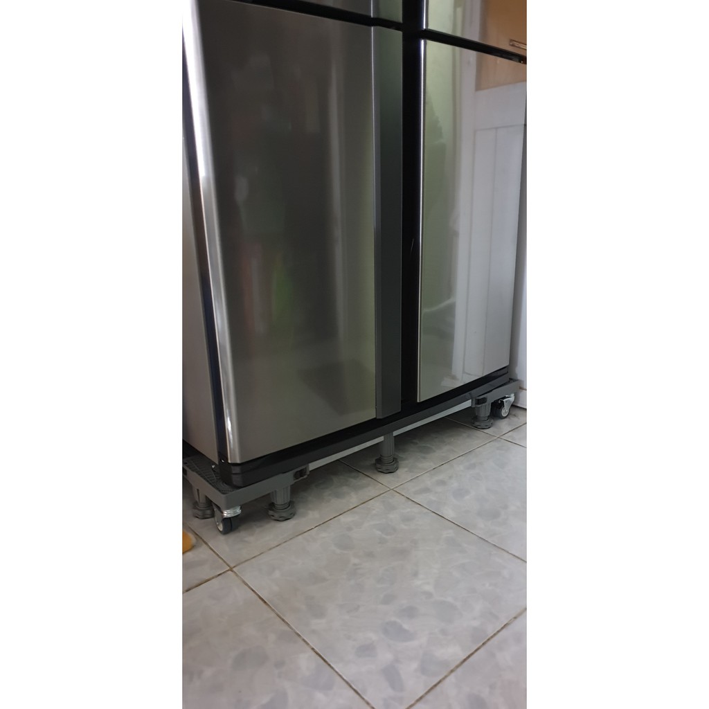 [CHÂN KÊ SIZE LỚN ] Chân kê tủ lạnh có bánh xe cao cấp (54-95cm)