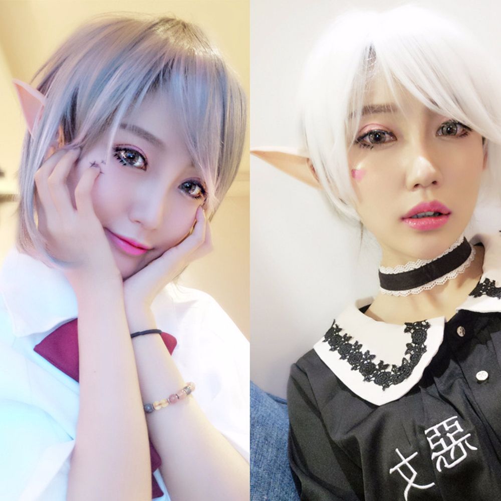 Tai yêu tinh bằng cao su mềm hóa trang lễ halloween nhiều màu tùy chọn