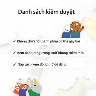 Kem đánh răng trẻ em kids clinic 2080 bảo vệ bé khỏi sâu răng - ảnh sản phẩm 8