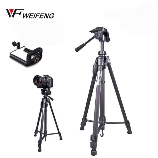 Chân Máy Ảnh Tripod Weifeng WT-3540, khung nhôm cao cấp, cao 1.5m chịu tải 3kg hỗ trợ chụp ảnh, quay video, livestream