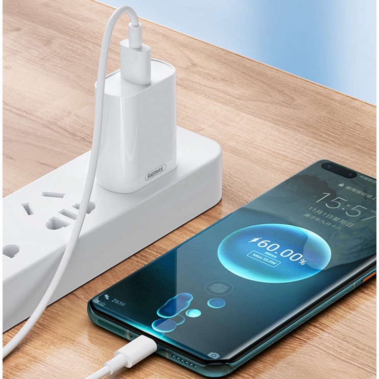 Củ Sạc Nhanh 22.5W Chính Hãng REMAX Jane Series RP-U72 Cổng USB Chuẩn QC3.0, QC2.0 Tương Thích Với Nhiều Thiết Bị