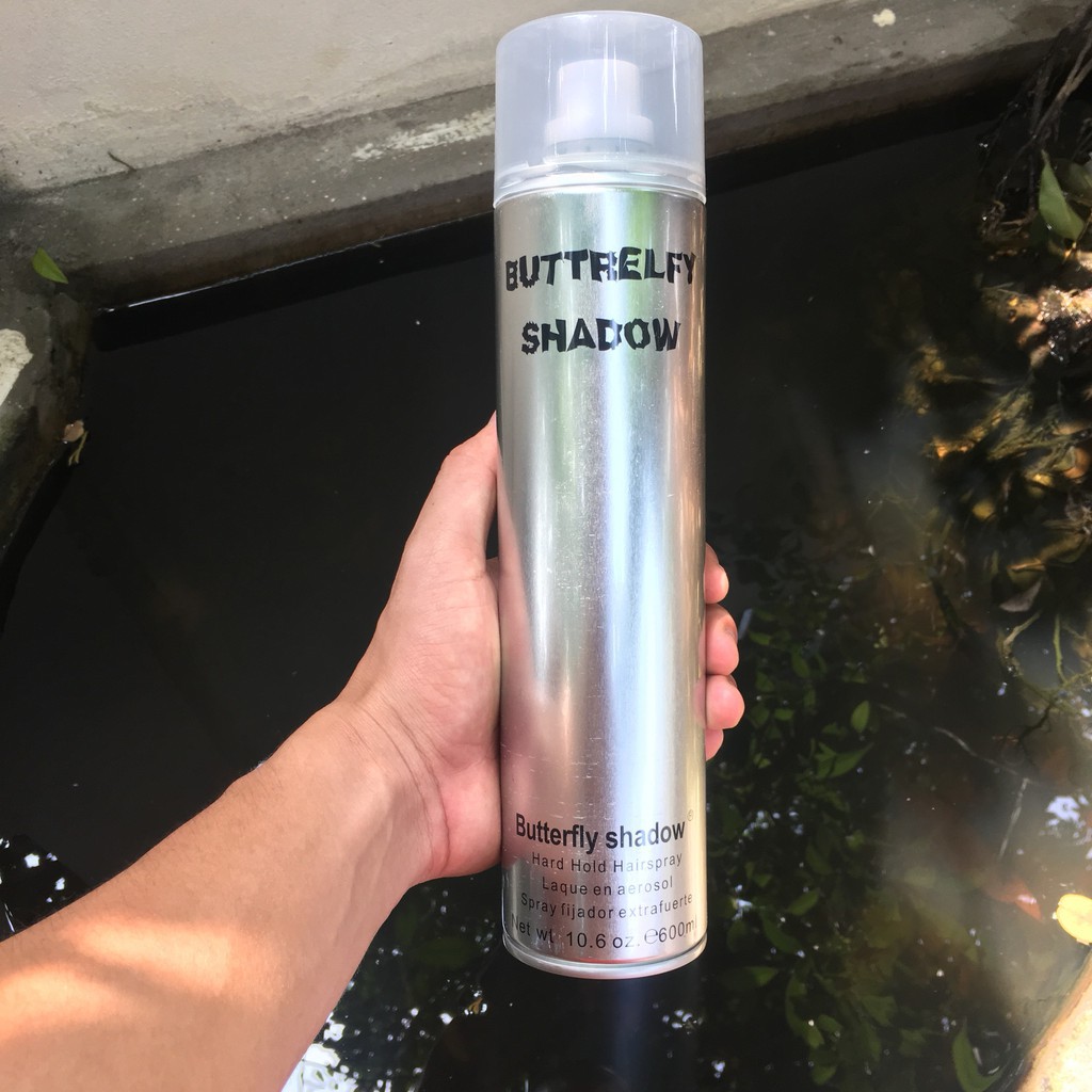 Gôm xịt tóc BUTTREFLY SHADOW 600ML