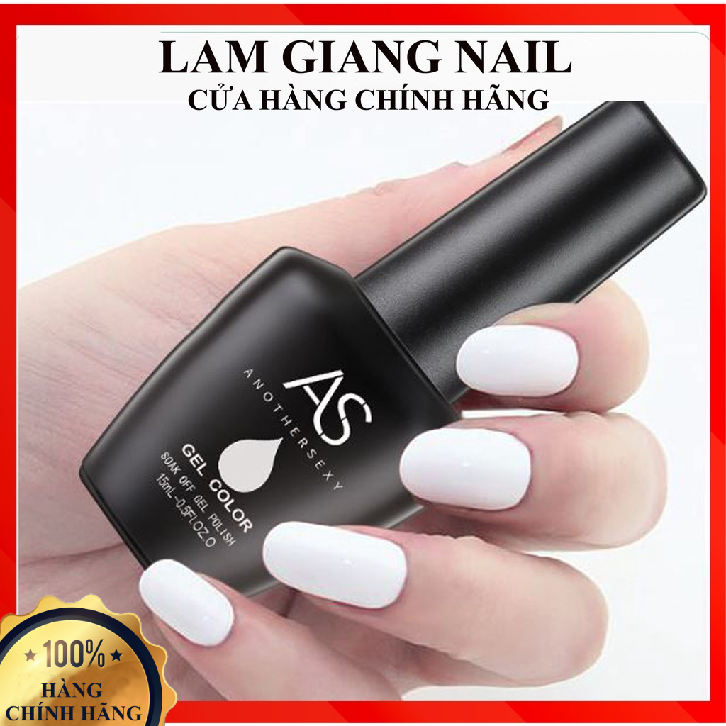 Sơn Gel Trắng As, Trắng Tinh Vẽ French Đầu Móng (Lam Giang Nail)