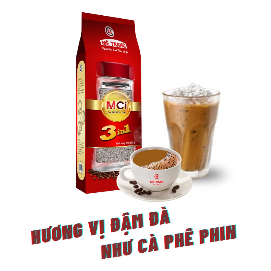 Cà phê Mê Trang hòa tan sữa 3in1 - (MCi3in1)