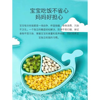 Khay ăn dặm hình cá heo AAG 375