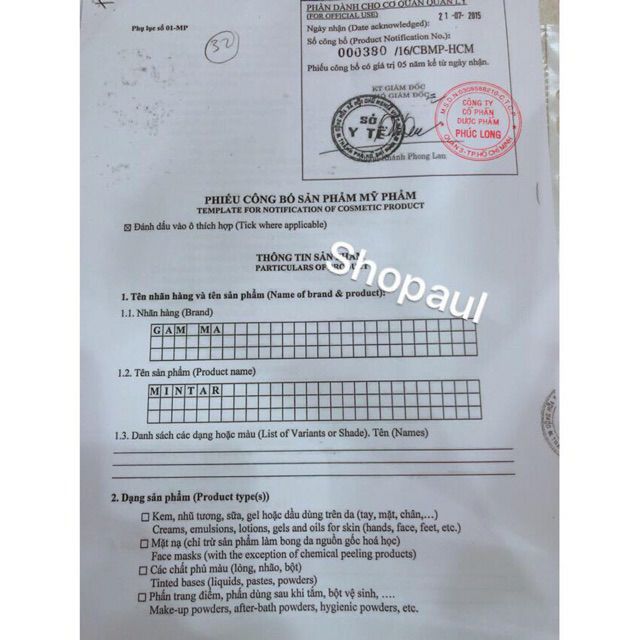 Dầu gội đầu Mintar liquid