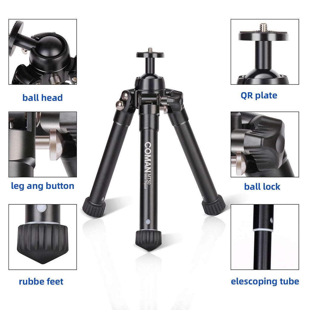 Chân máy ảnh Coman MT50 Mini