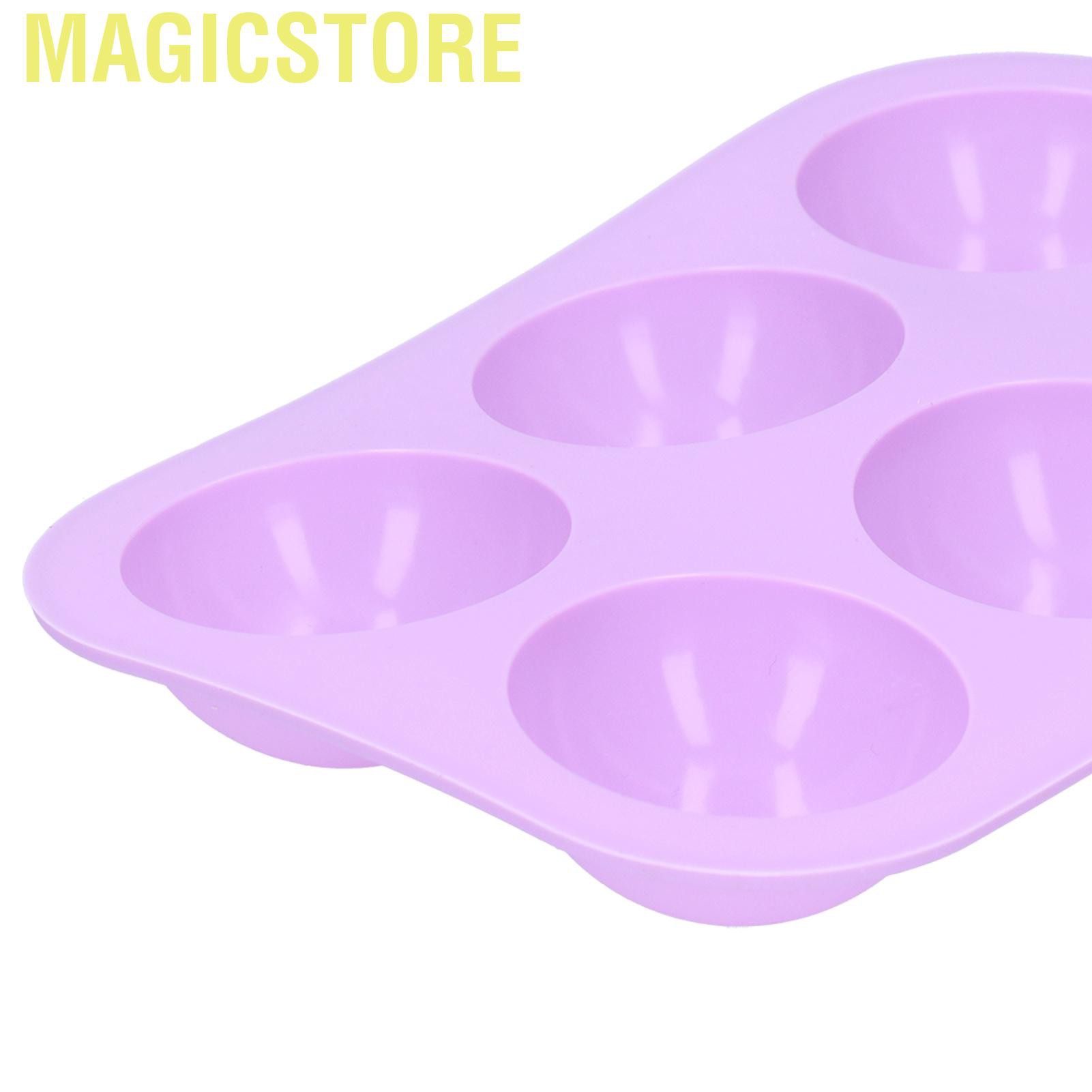 Set 2 Khuôn Silicone Làm Bánh 6 Ô 19.5x13.3cm
