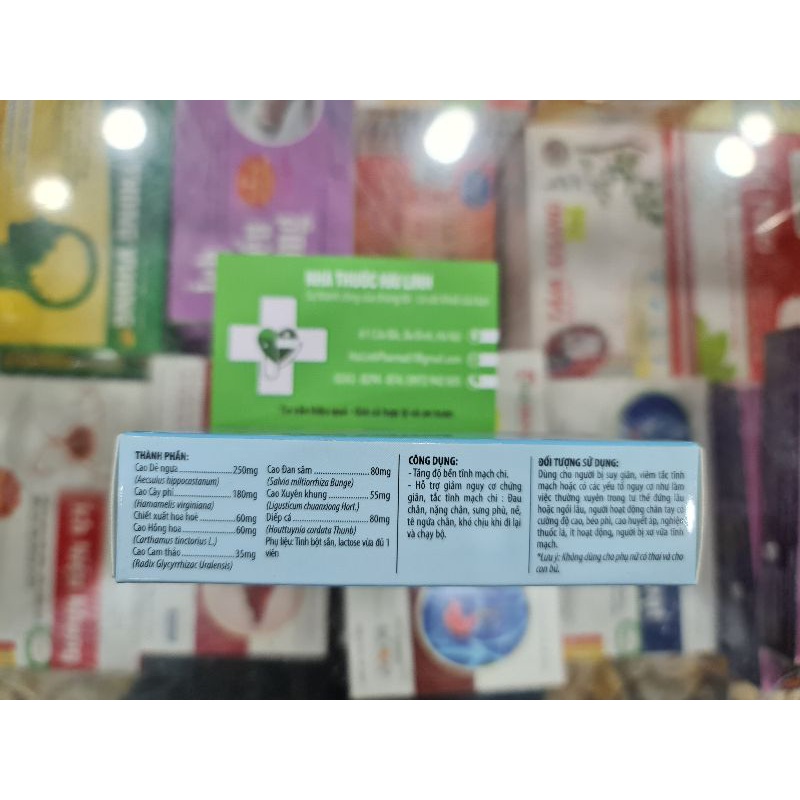 Viên uống giảm viêm tĩnh mạch Tĩnh mạch Kingphar⚡Tặng quà⚡Hộp 30 viên giảm nguy cơ suy giãn tắc tĩnh mạch