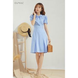 Đầm bi nơ cổ DA603 GUMAC