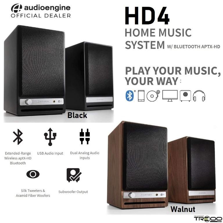 Loa Bookshelf Audioengine HD4 - Bảo Hành Chính Hãng 12 Tháng