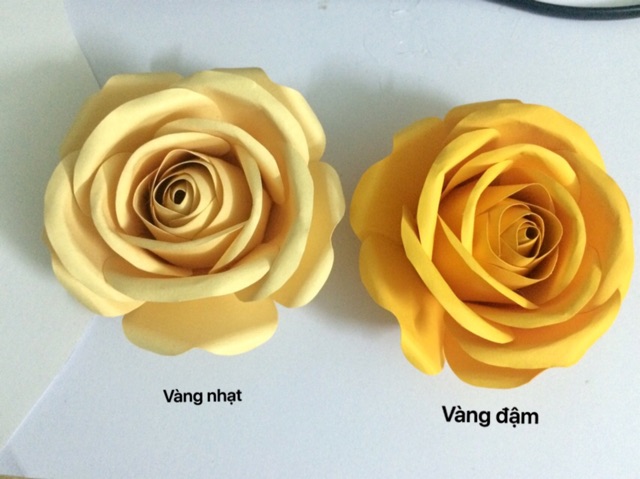 Hoa hồng giấy mỹ thuật