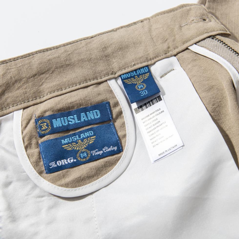 Quần Đũi Linen Musland KKOL001 - Quần Đũi Ống Suông Cao Cấp