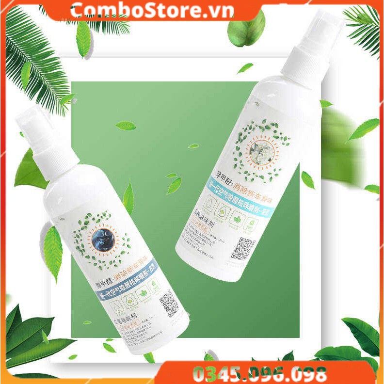 Chai xịt khử mùi xe ô tô đa năng Nano Green