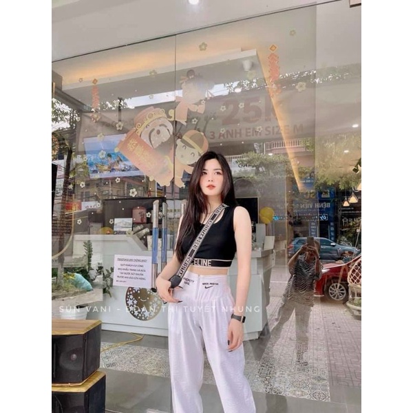 Quần đũi cạp chữ bo gấu