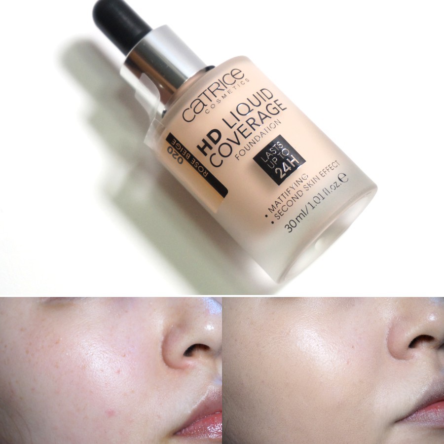 Kem nền Catrice HD Liquid Coverage Foundation kiềm dầu không trôi đều màu che khuyết điểm [𝐓𝐚̣̆𝐧𝐠 𝐦𝐚́𝐲 𝐦𝐚𝐬𝐬𝐚𝐠𝐞𝐫 𝐦𝐚̣̆𝐭]