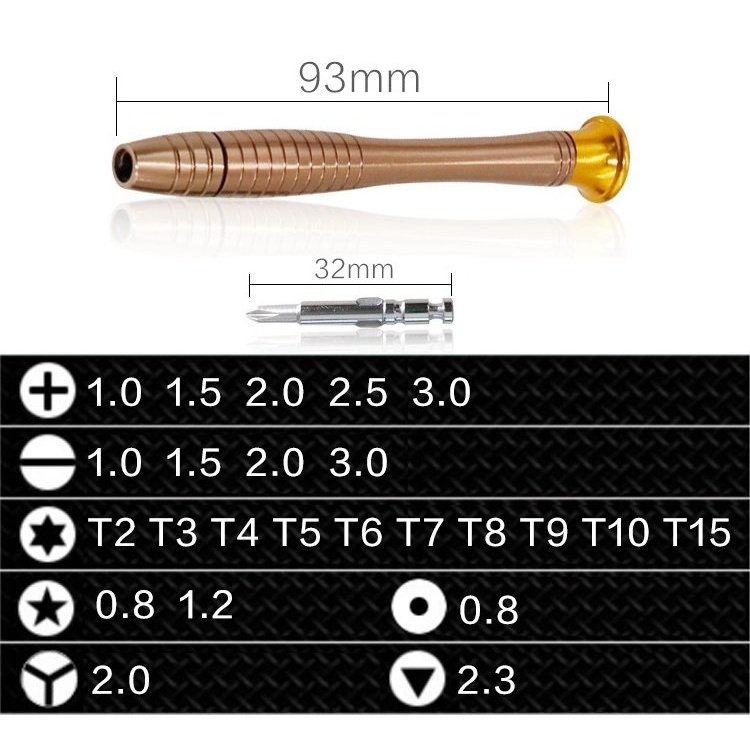 Bộ Tua Vít Đa Năng Tua Vít 25 Đầu Trong 1 Screwdriver Mẫu HOT Độ cứng cao và bền đầu không bị toè sau nhiều lần sử dụng