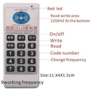Multifunctional Handheld 125Khz-13.56MHZ 9 frequency  Duplicator Writer