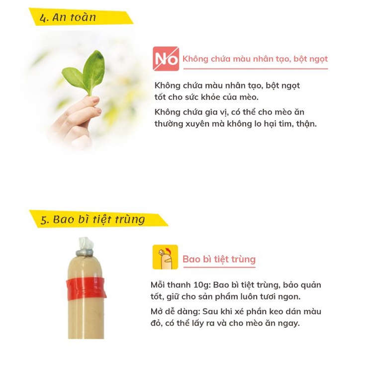 Xúc xích cho Mèo - Cá hồi hun khói Meowow - Petizen