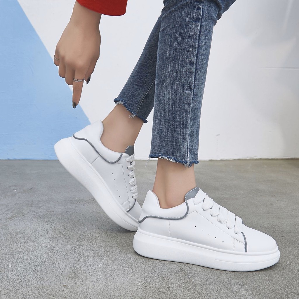 Giày Sneaker ❤️FREESHIP❤️ Giày MC Phản Quang Dây Lụa Cao Cấp Full Size Nam Nữ | BigBuy360 - bigbuy360.vn