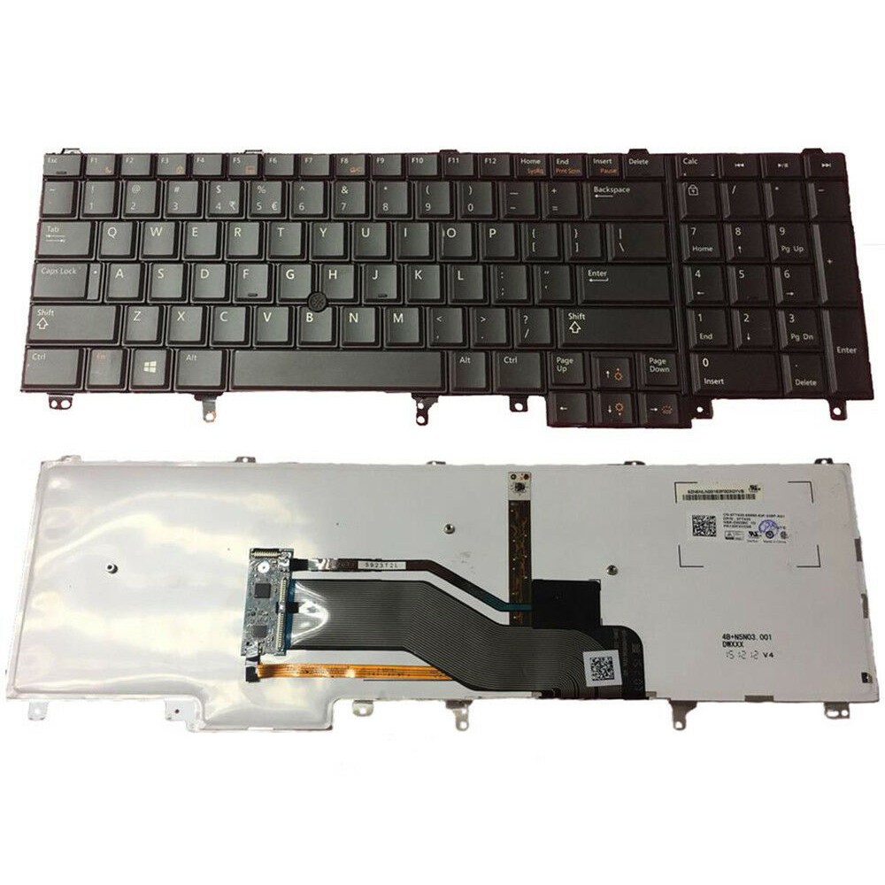 Bàn Phím Laptop Dell Latitude E6520 E6530 E5520 E 5520M E5530 E6540 Precision M4600 M4700 M6600 M6700 CÓ ĐÈN LED