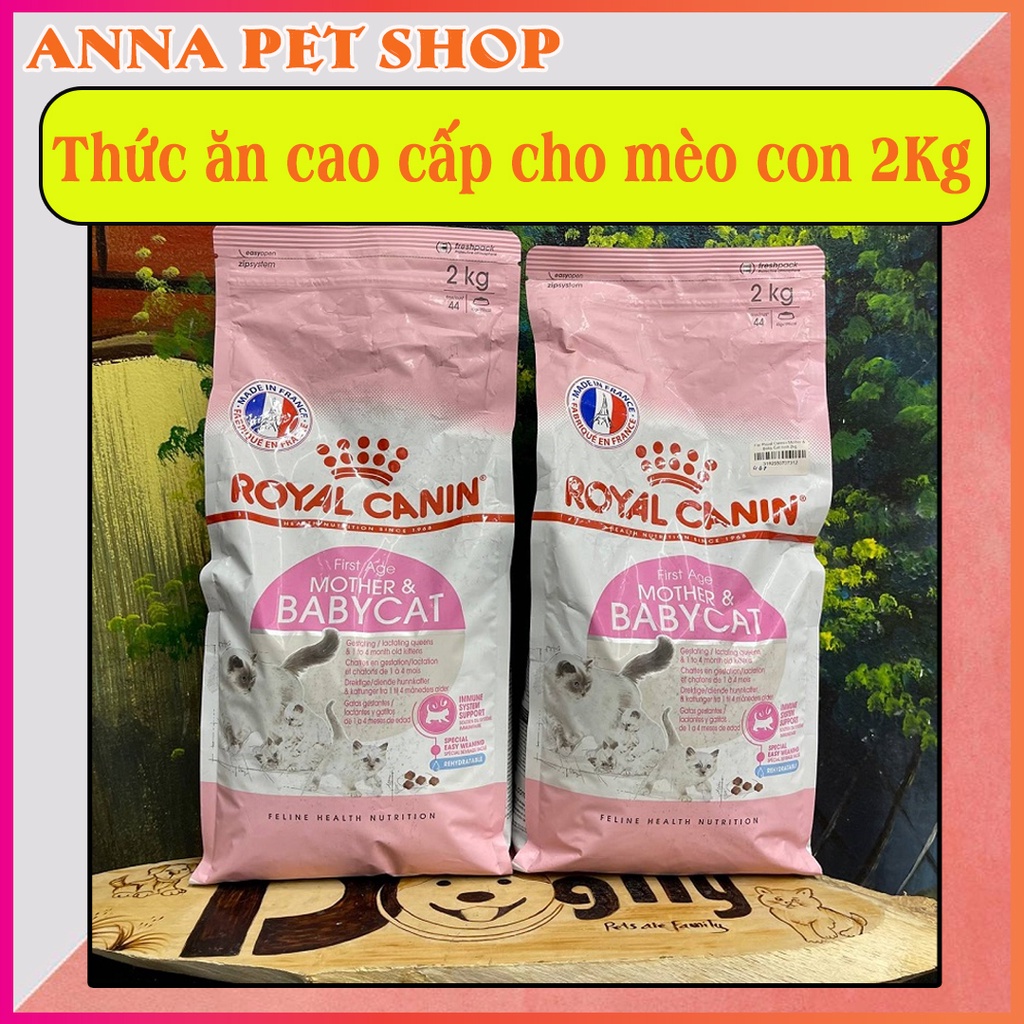 Thức ăn cho mèo bầu và mèo con tập ăn ROYAL CANIN BABY MOTHER - 2KG