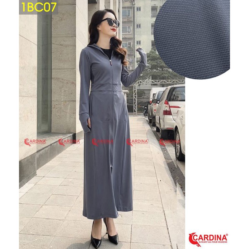 Áo choàng chống nắng cao cấp CARDINA mẫu mới nhất 2022- Có lưới tản nhiệt