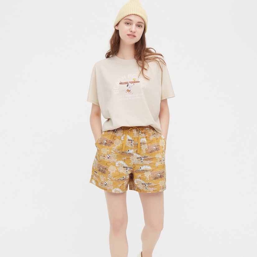 Áo Thun Nữ Tay Ngắn In Hình Chó Snoopy Dễ Thương