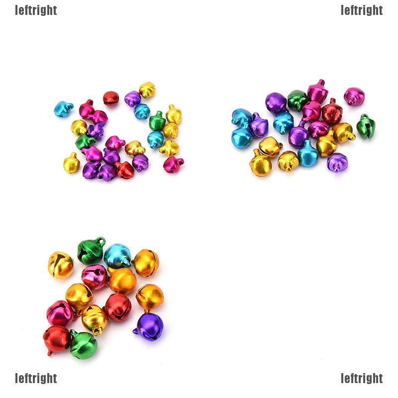 Set 100 Chuông Nhỏ Nhiều Màu Sắc Kích Thước 6 / 8mm