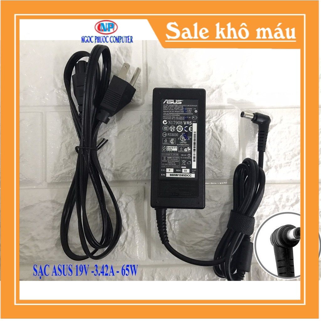 Sạc Laptop Asus 19V – 3.42A – 65W (ADAPTER ASUS 19V-3.42A)