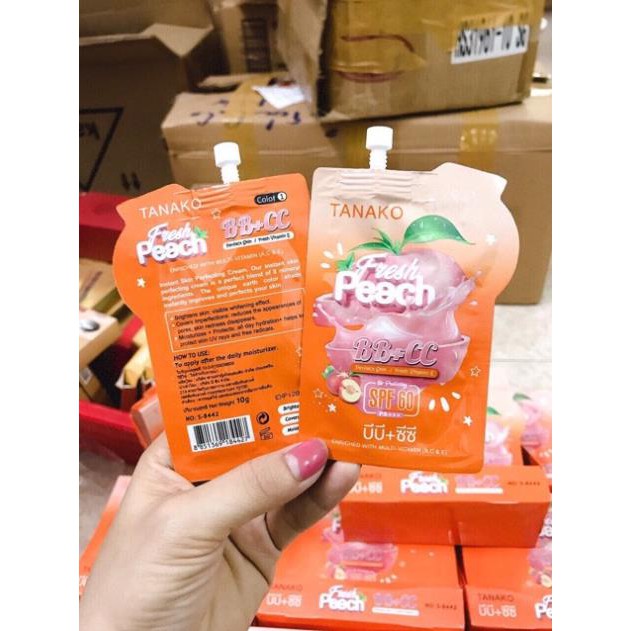 Kem nền trái đào TANAKO Fresh Peach Thái Lan | BigBuy360 - bigbuy360.vn