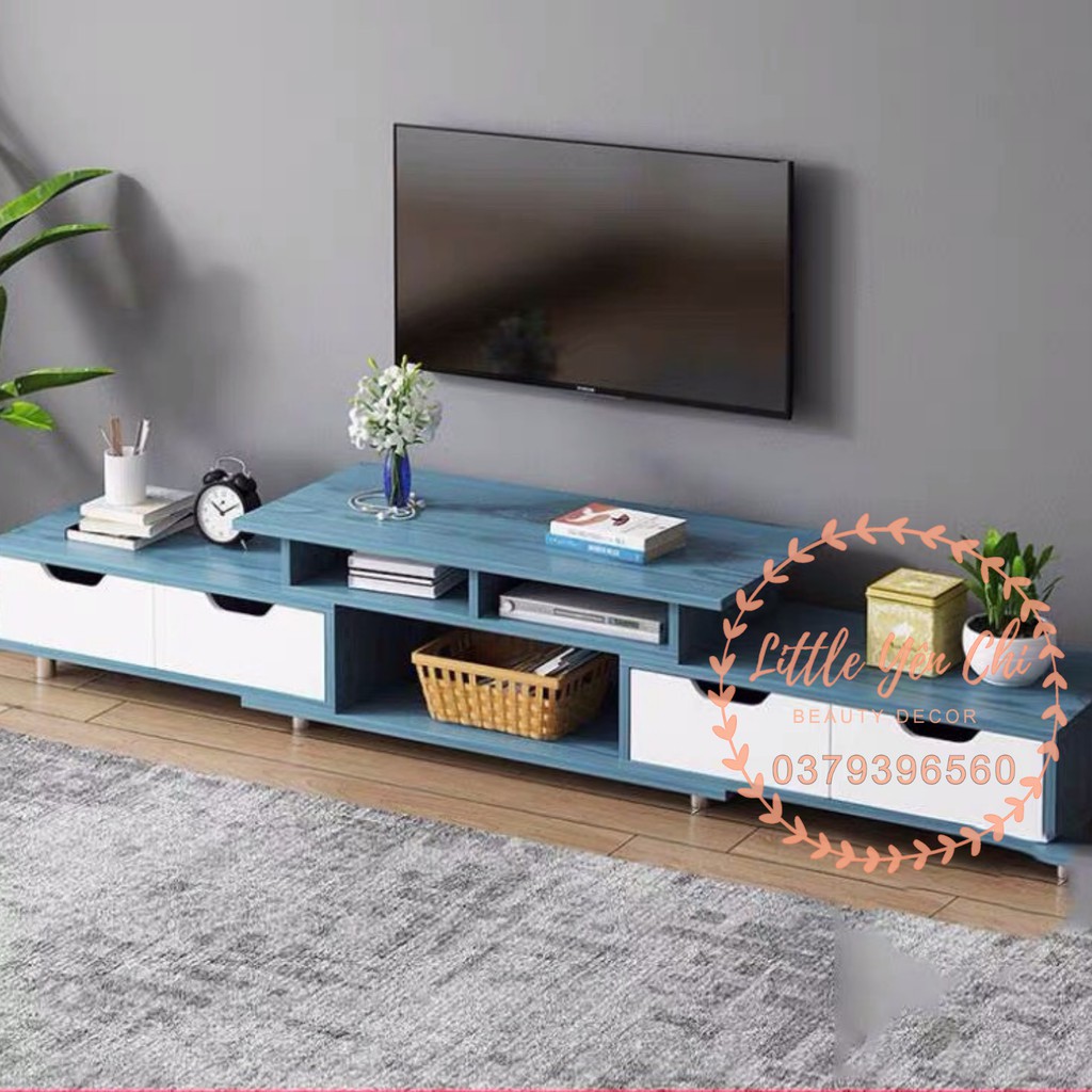 Kệ tivi 2 cửa trơn (90-120)*26*32cm, gỗ MDF tráng melanin kháng nước (Màu đen)