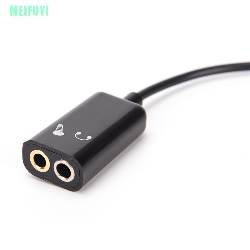 Cáp Chuyển Đổi Từ Jack 3.5mm Sang Cổng Cắm Tai Nghe / Mic Chuyên Dụng