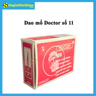 Hộp 100 Lưỡi Dao Lấy Mụn - Dao Mổ Doctor Số 11