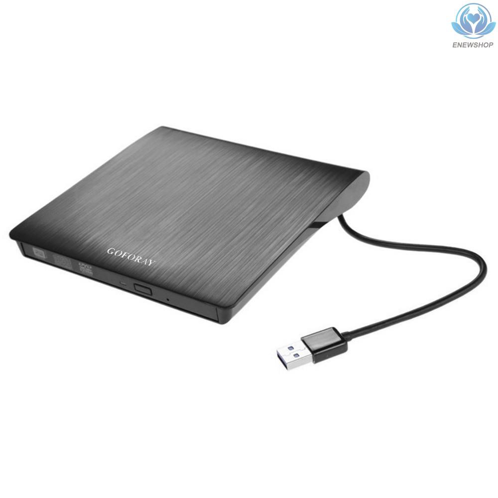 【enew】USB 3.0 Mobile External Case For 12.7mm SATA CD DVD BD-ROM BD-RE Drive Black