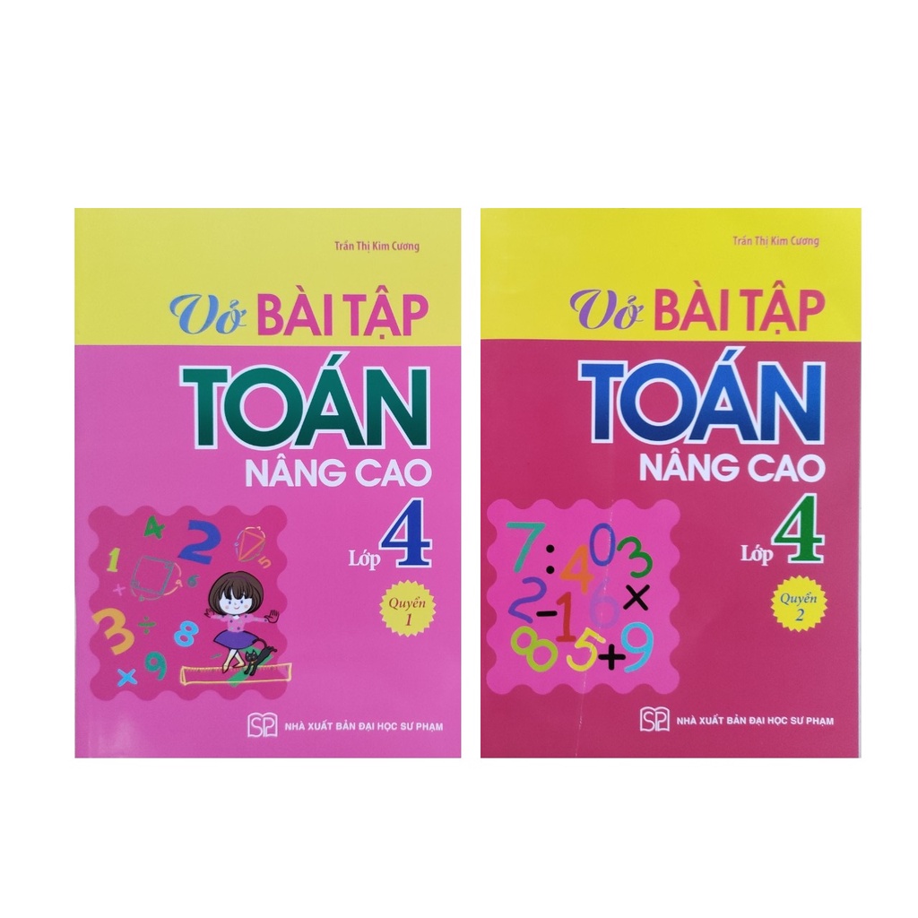 Sách - Vở Bài Tập Toán Nâng Cao Lớp 4 (2 Quyển)