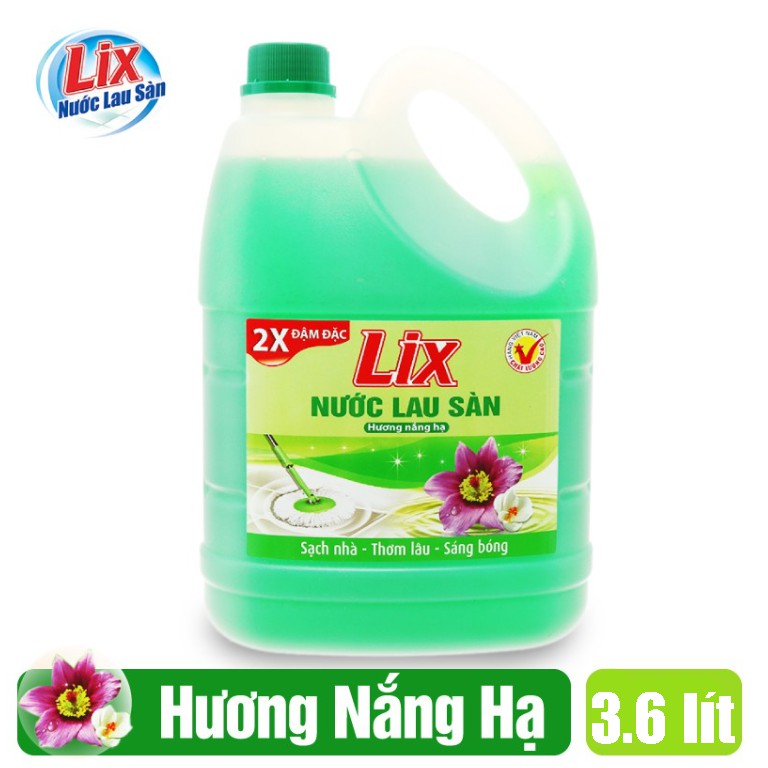 Nước lau sàn Lix Đuổi Côn Trùng 3.6 Lít