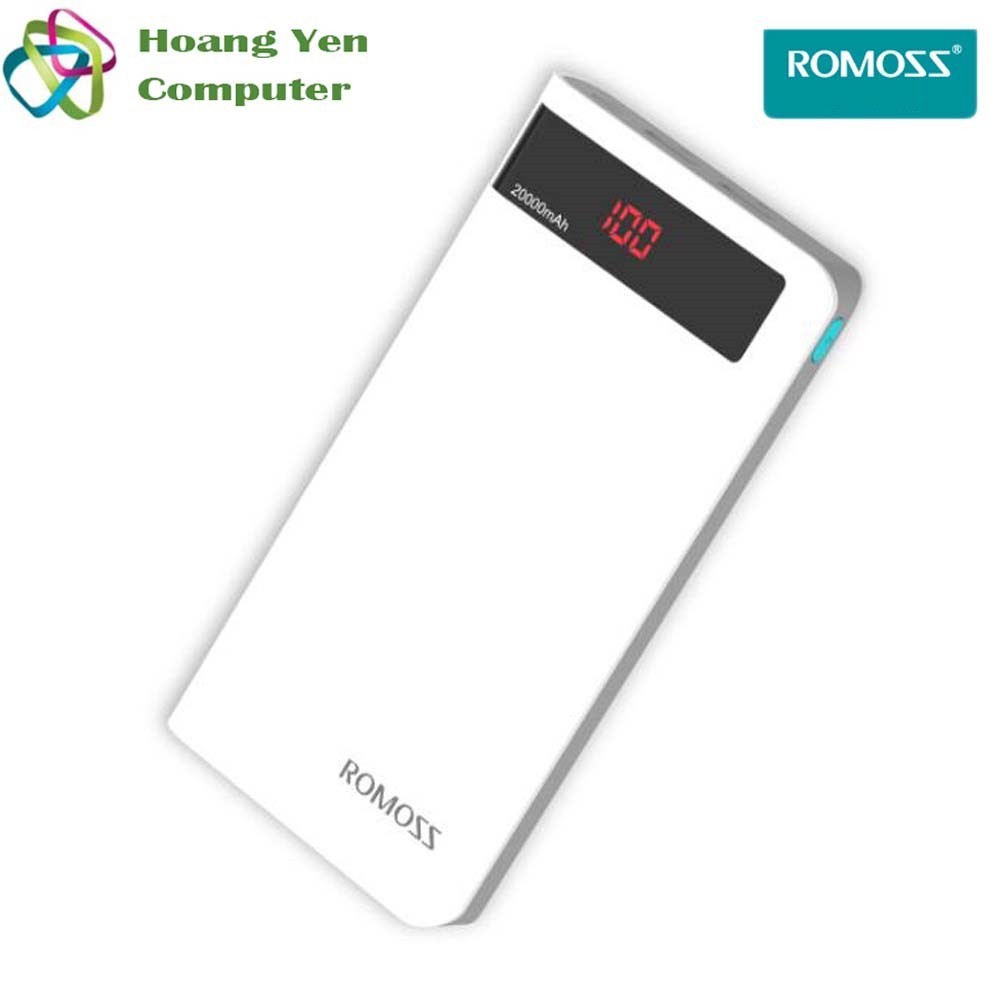 Sạc dự phòng Romoss Sense 6P 20000mah chính hãng - BH 1 năm - Hoàng Yến Computer