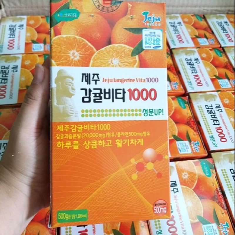 VIÊN NGẬM VITAMIN C NGUYÊN CHẤT ĐẢO JEJU HÀN QUỐC 500G Date 2024
