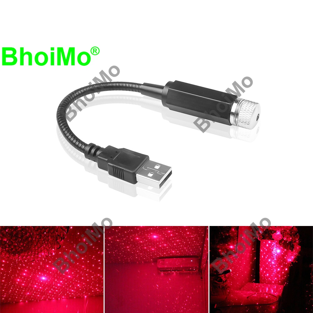 Đèn led USB Tự Động Tạo Hiệu Ứng Bầu Trời Đầy Sao Cho iPhone Android Type-c