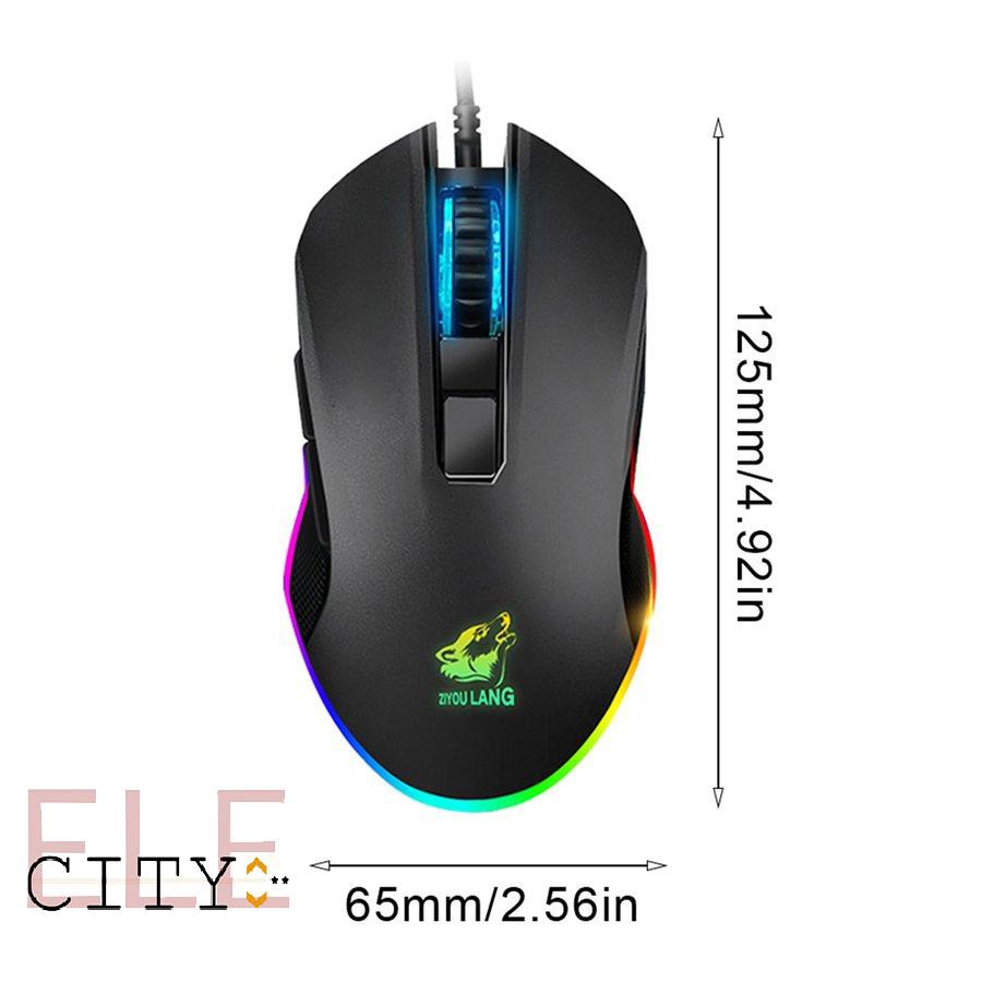 Chuột Gaming 107ele V1 Rgb Light 8 Nút Bấm