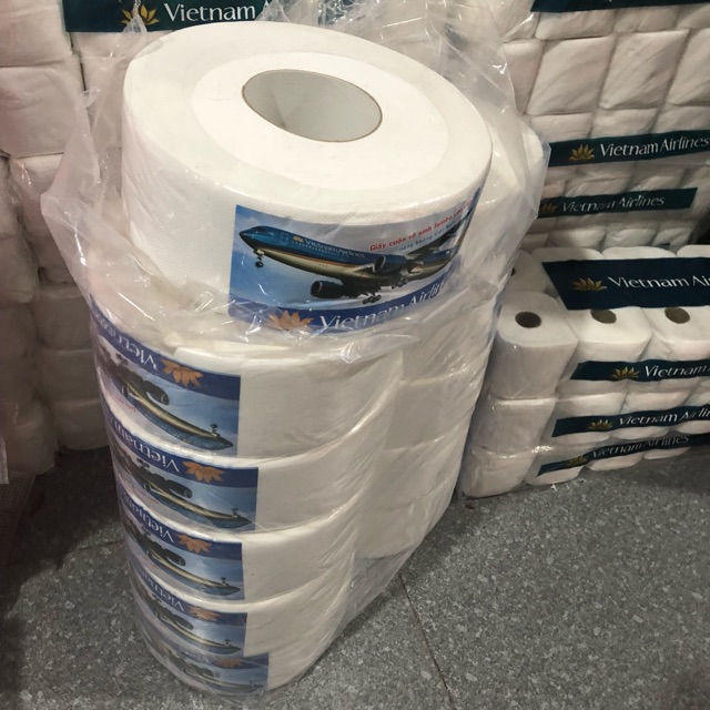 Giấy cuộn vệ sinh loại lớn bánh xe VN AIRLINE(loại 1)