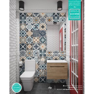 Decal gạch bông trang trí SET #gothic_full_icon_mix