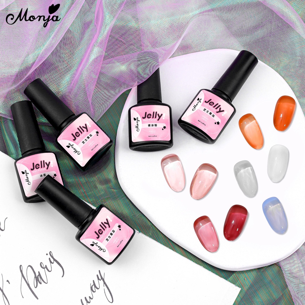 Gel sơn móng tay Monja 8ML 13 màu sắc tự chọn cao cấp