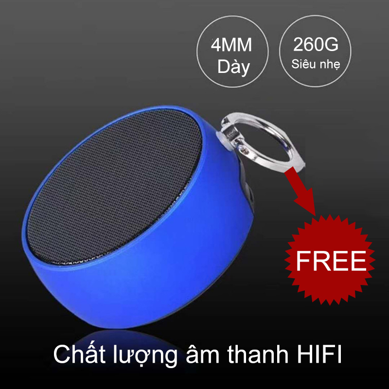 CÓ VIDEO - CAM KẾT BẢO HÀNH - Loa bluetooth bọc thép mini, có thể sử dụng dây cap liên kết [T22LYYX]