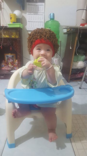 Nón tóc xù cho bé