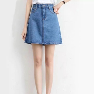 Chân váy jeans dáng A